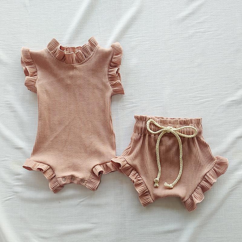 Baby One-piece Sleeveless Crawling Suit