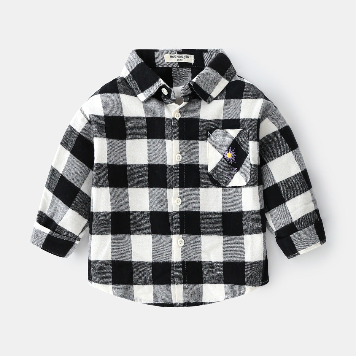 Boys plaid Long Sleeve Shirt