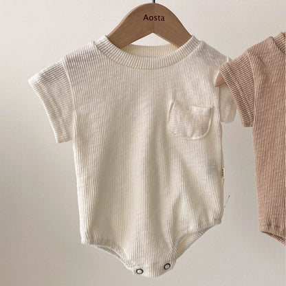 Children’s Summer Baby  Romper- Short / Shirt Set