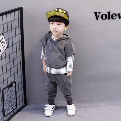 Two-Piece Hooded Set W/ Ears