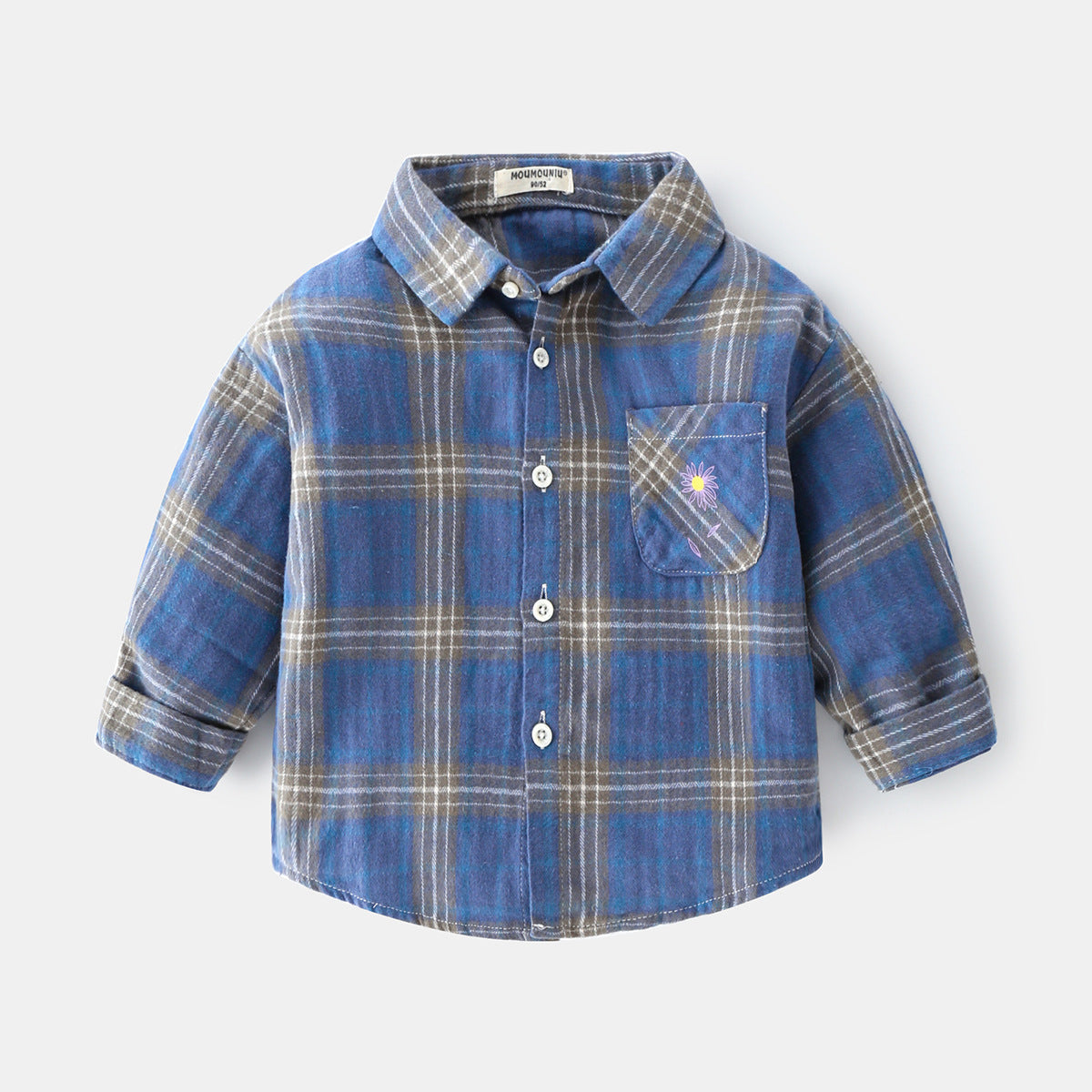 Boys plaid Long Sleeve Shirt