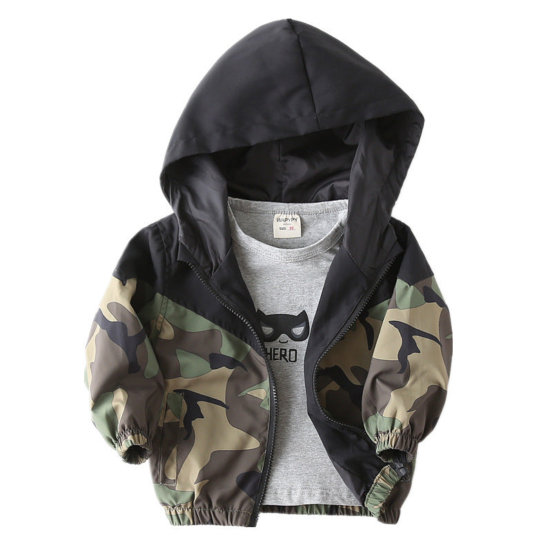 Camo Hoodie Set for Boys