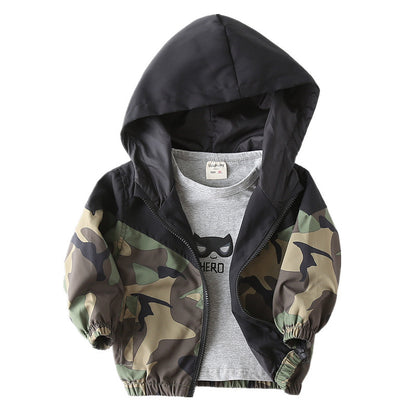 Camo Hoodie Set for Boys