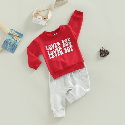 Fashion Letter Printing Baby Suit