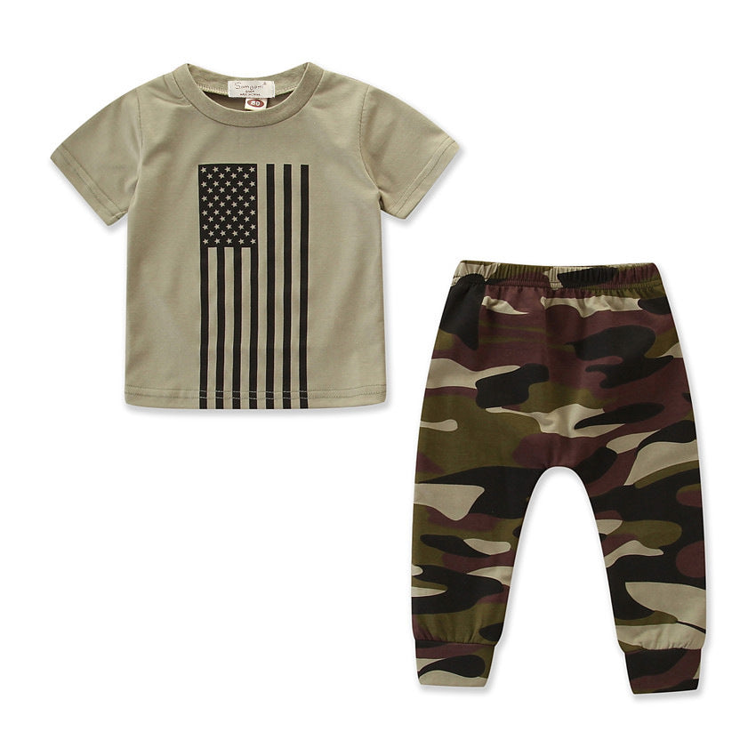 Little Boys Camo Suit