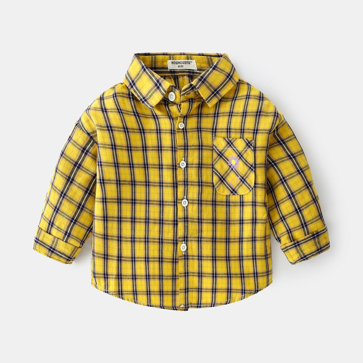 Boys plaid Long Sleeve Shirt