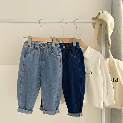 Boys' Crimped Trousers