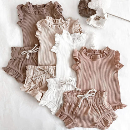 Baby One-piece Sleeveless Crawling Suit