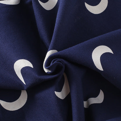 Newborn Print Moon Romper Baby Wrap Coat