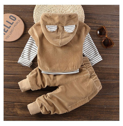 Two-Piece Hooded Set W/ Ears