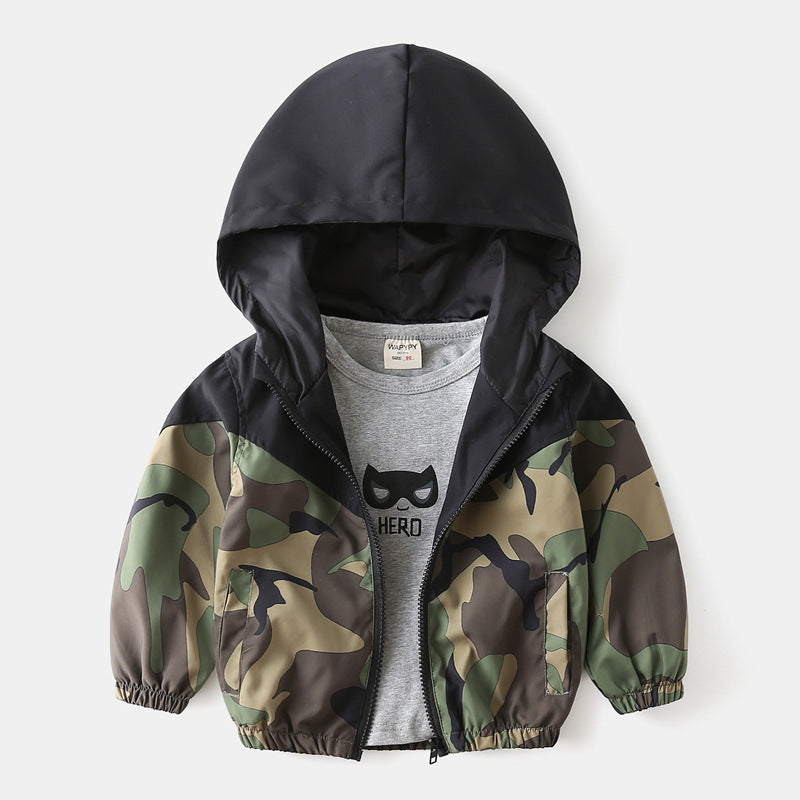Camo Hoodie Set for Boys