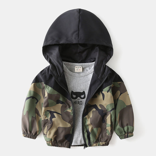 Camo Hoodie Set for Boys