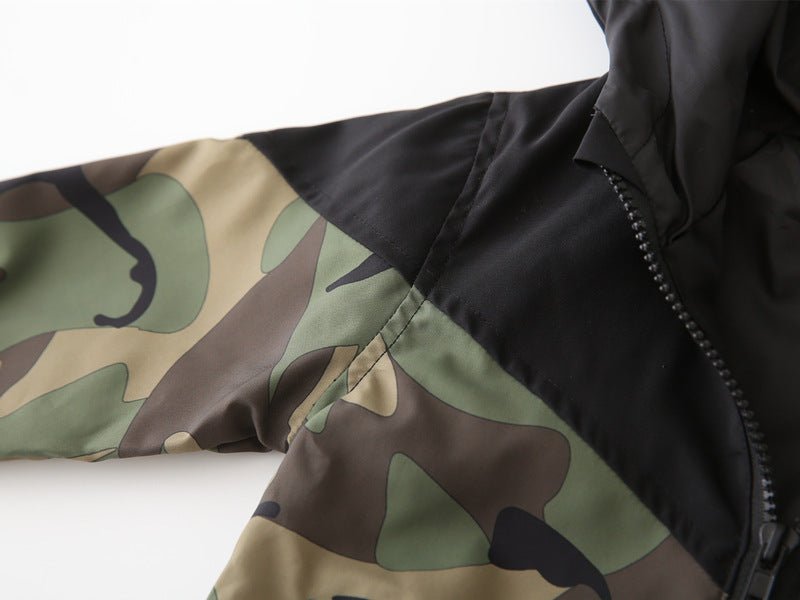 Camo Hoodie Set for Boys