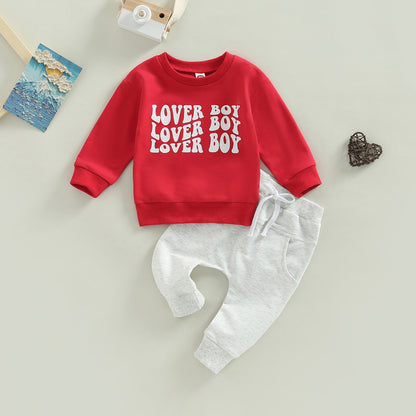 Fashion Letter Printing Baby Suit
