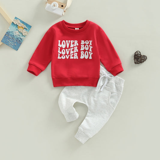 Fashion Letter Printing Baby Suit
