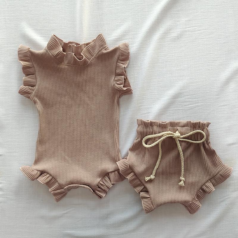 Baby One-piece Sleeveless Crawling Suit