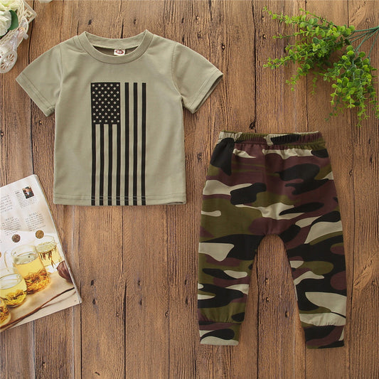 Little Boys Camo Suit