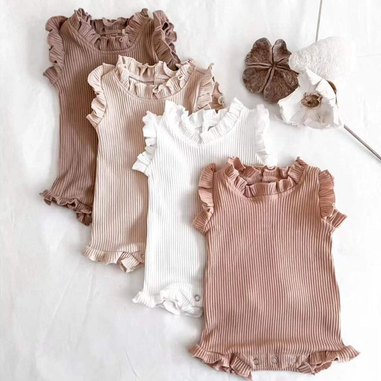 Baby One-piece Sleeveless Crawling Suit