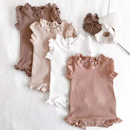 Baby One-piece Sleeveless Crawling Suit